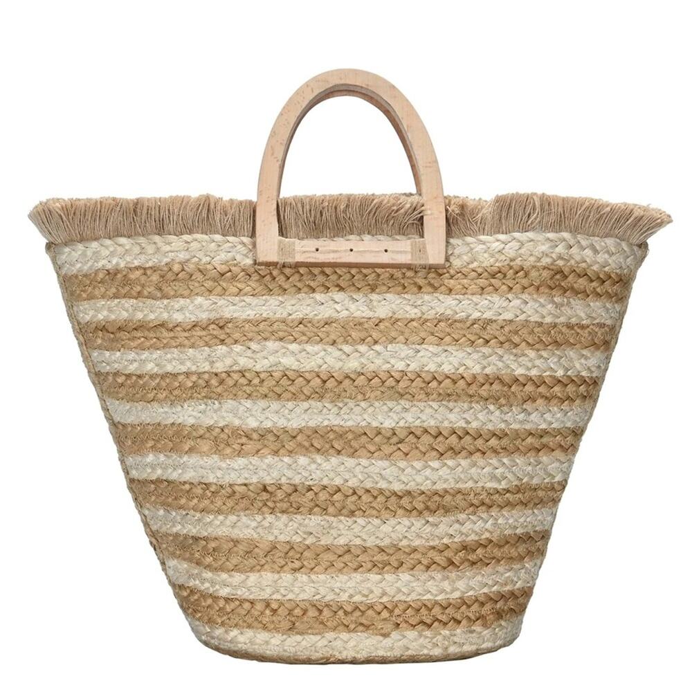 NWT Antik Kraft Tote Jute Bag